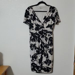 Floral wrap dress